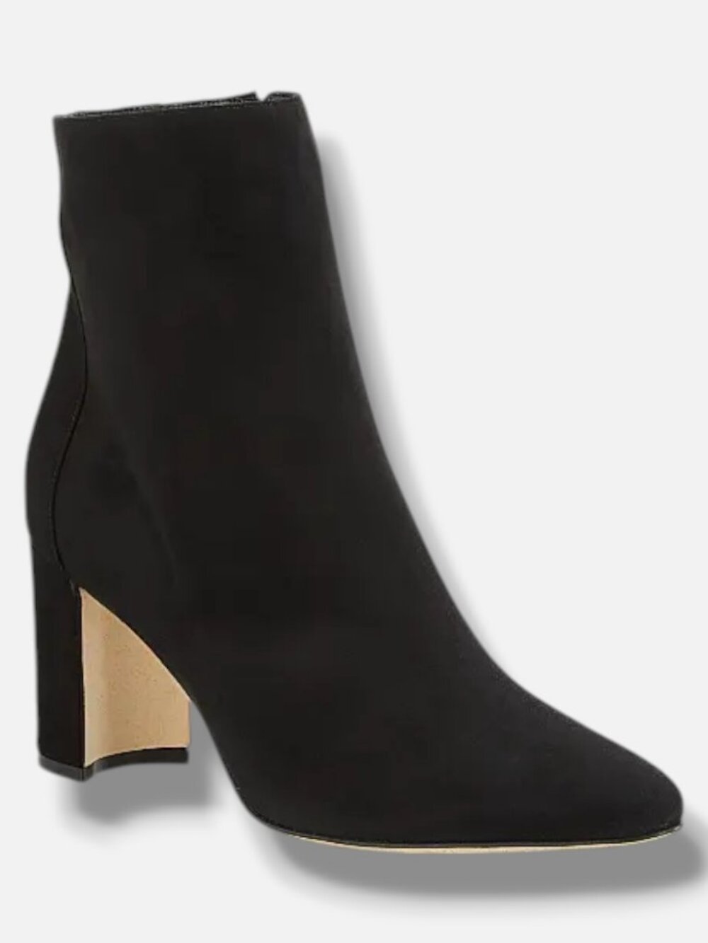 Manolo Blahnik Women's Black Rosie 70MM Suede Boots Size 38.5